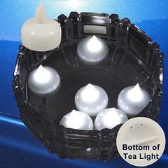 FREESH 36X Waterproof LED Floating Tealight Flameless Candle Wedding Party WHITE