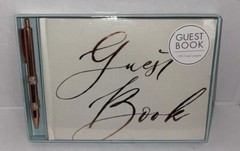 1 Count Punch Studio Guest Book 100 Lined Pages. New In Box W/Gold Pen