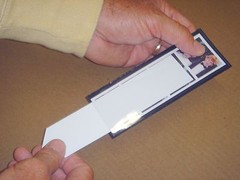 50 Magnetic Photo Booth Frames, made in USA, Full Magnet, white/black, free ship