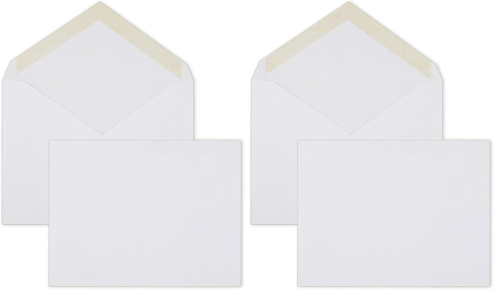 Mead Standard A2 Invitation Envelopes, Gummed 1 Count (Pack of 200), White