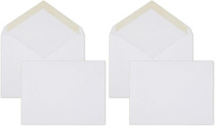 Mead Standard A2 Invitation Envelopes, Gummed 1 Count (Pack of 200), White