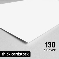 20 Sheets, 130 lb (350 gsm) – Thick Heavy White Cardstock, 20 Pieces,