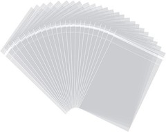 100 Pcs 4×6 Clear Resealable Cello/Cellophane Bags Good for Bakery, Candle, S…