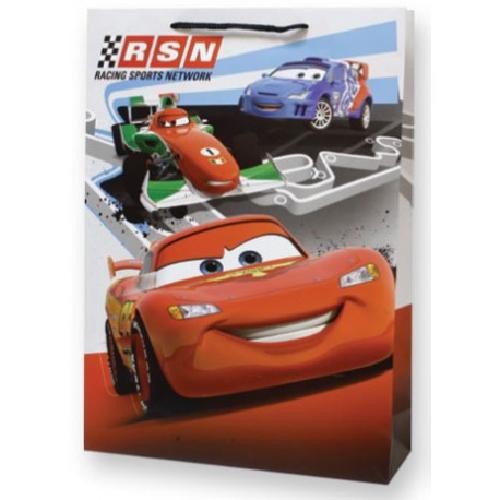 JUMBO GIFT BAG DISNEY CARS ARROW MCQUEEN 457 x 330 x 102mm (1 PIECE)