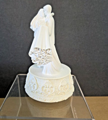 Wilton From This Day Forward Wedding Cake Topper In Box Vintage 2001 Bride Groom