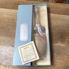 Vintage Lenox Kirk Stieff Pewter Handle Cake Pie Server Stainless Blade NOS Box