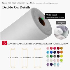Red Tulle Fabric Rolls 54 Inch by 10 Yards Fabric Tulle Bolt for Wedding Christm