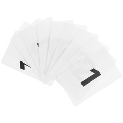 10 Pcs Restaurant Digital Table Number Cards Number Cards Desk