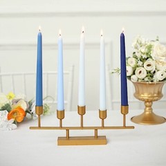 12 Blue Premium 10″ Taper Candles Unscented Dinner Party Wedding Decorations