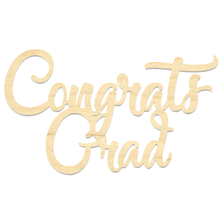 Congrats Grad Wording-Congrats Grad Backdrop Sign
