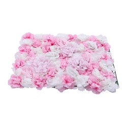 Flower Wall Panel 24″ x 16″ Artificial Roses Dahlias for Wedding & Party TOP