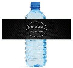 100 Suit Wedding Wedding Anniversary Engagement Party Water Bottle Labels 8″x2″