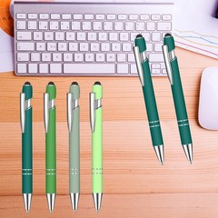 24 Pcs Blue Ink Ballpoint Pen with Stylus Tip 2 in 1 Ballpoint Pen 1.0 mm Blu…