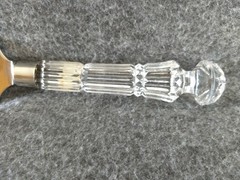 Waterford Crystal Wedding Cake Server 11″ Serrated Edge Logo Sticker Ireland