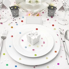 5000Pcs Wedding Table Scatter Confetti for Crafts (Light Coffee 4.5mm)