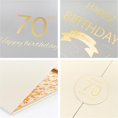 70Th Birthday Guest and Party Decorations Set, 12X18 Inch Sign-In Signature Car