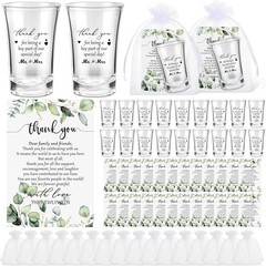 Unbreakable Acrylic Shot Glasses with Thank You Cards for Bachelorette Parties