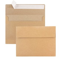 100 Packs A9 Kraft Envelopes, 5-3/4 x 8-3/4 for Invitations, Photos, Postcard…