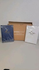 Andazpess Wedding His/Her Vows Books Navy & White W/Gold FOIL EDGES, 64 Pages