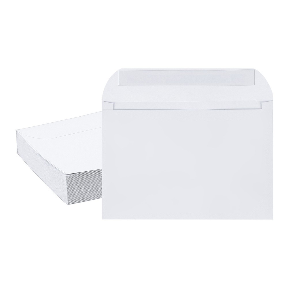 50pcs Self Sealing Envelopes 7.8×5.5 Inch for White A7 Invitations