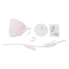Flower Decoration With Light Pink Large Electric Auto-open Artificial Flower