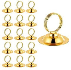 36 Table Place Card Holders Gold
