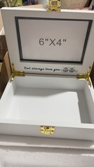 Nowizen 40th Wedding Anniversary Keepsake Box w/ 4×6 Photo Frame