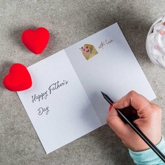 Fathers Day Card for Husband – 5X7 DILF Fathers Day Card from Wife Girlfriend…