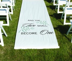 Hortense B. Hewitt Wedding 3′ x 8’4″ (Rectangular), Two Become One