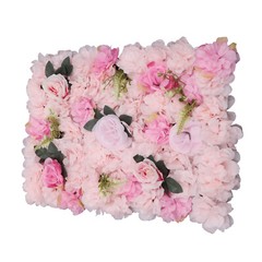 12pcs Artificial Flower Panels 24″x16″ Romantic Floral Backdrop Wedding Decor