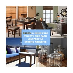 165 Piece Two Colors – Variety Size Furniture Felt Pads. Self Adhesive Pads w…