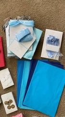 650+ pc Stationery Bundle Lot Wedding Gift Bags Tissue Wax Stickers Bows Markers