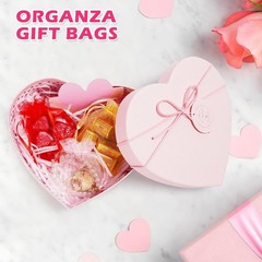 50 Count White Organza Drawstring Bags 3×4 – Luxurious Gift Packaging Solution