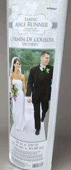 New Wedding Aisle Runner Award Ceremony Runner 36″ x 100′ White Fabric Rolls Out