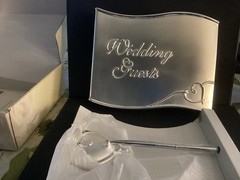 Lenox Guests Book And Pen. New, In Box. Please See Photos Of Box. Never Used.