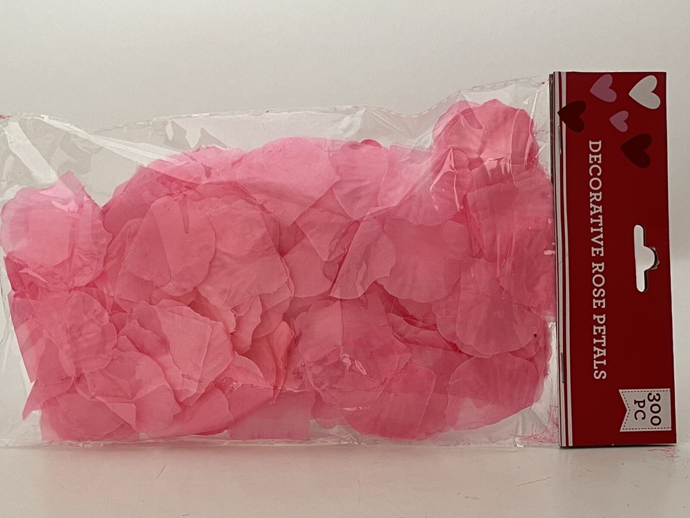 Decorative PINK Rose Petals 300 pcs – Flower, Love, Party, Valentine’s, Wedding