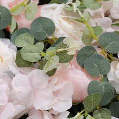 6Pcs Artificial Silk Flower Rose Wall Panels Wedding Party Venue Decor 60*40cm