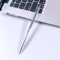 Signing Ballpoint Pen Vintage Desk Attached Holder Round Sign Signature Pens Set