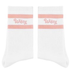 Geyoga Wifey Wedding Socks for Women Valentine’s Day Gifts Bride White Pink