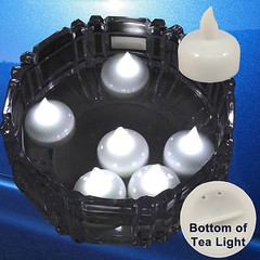FREESH 36X Waterproof LED Floating Tealight Flameless Candle Wedding Party WHITE