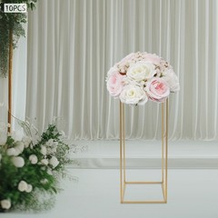 Artificial Fake Flower Ball Arrangement Bouquet Wedding Centerpieces Decorations