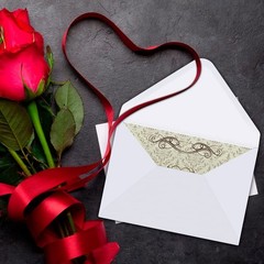 50 Packs of A7 Envelopes for Invitation, White 5×7 One Size,