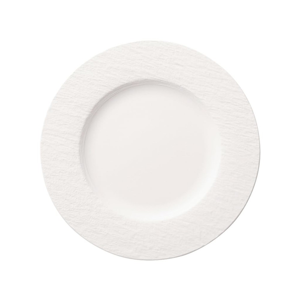 & Manufacture Rock Blanc Dinner Plate 10.5 In Premium Porcelain
