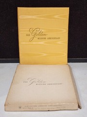 Vintage C.R. Gibson 50th Anniversary Wedding Party Guest Book Gold U.S.A. New