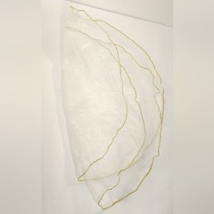 Placemats Satin Gold Trimmed Oval Shimmering Lot Of 3 Wedding Decorations