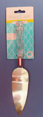 Blake & Croft Cake Server Stainless Steel. Crystal Look Handle #G258970 NEW
