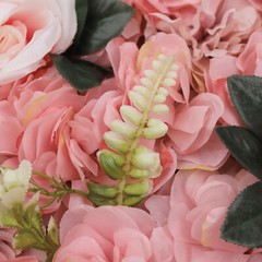 12 Pcs Flower Wall Panels Roses Hydrangeas for Wedding & Party Venue Decoration