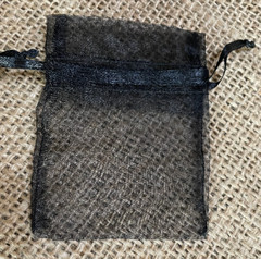 75 Black Birdseed Bags, Organic Wedding Toss , All Natural, Eco-friendly