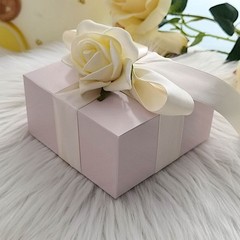Blush 100 pcs Cake FAVOR BOXES 4″x4″x2″ Wedding Party Decorations GIFT Supply