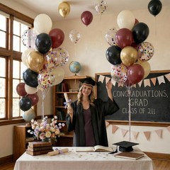 Black Burgundy and Gold Balloons, 12inch 12 inch 35pcs, White Coffee